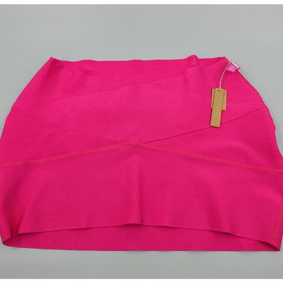 Skims Swim Skirt 3X Magenta Mini Shape Swimsuit Coverup Beach Eye Catching - Picture 7 of 16